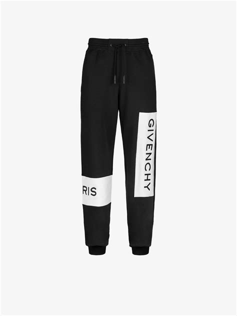 givenchy white sweatpants|givenchy embroidered joggers.